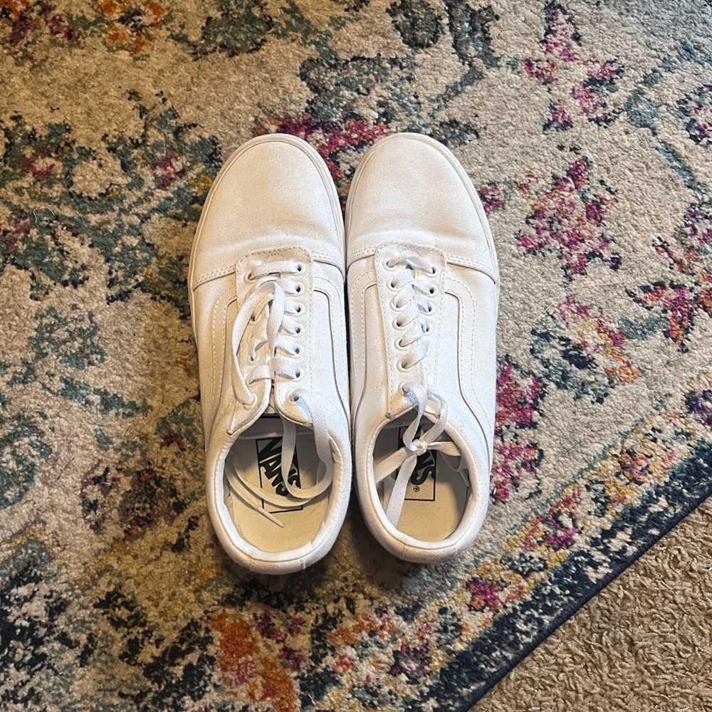 White Vans Sneakers